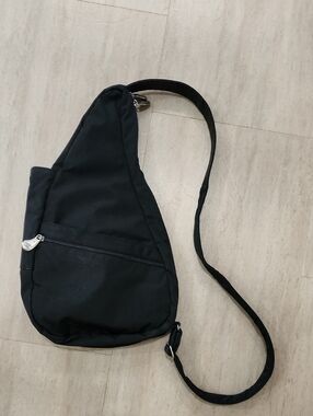 American Bag Healthy Back Bag + Mini Bag Black Travel Storage Hiking